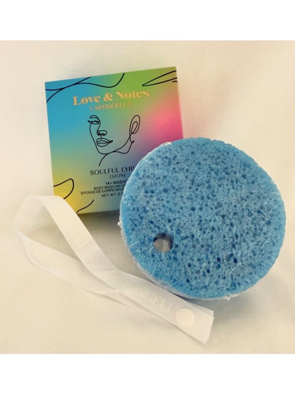 Spongelle Love and Notes Soulful Lyrics Ozone Body Wash Buffer 14 Washes 3 oz